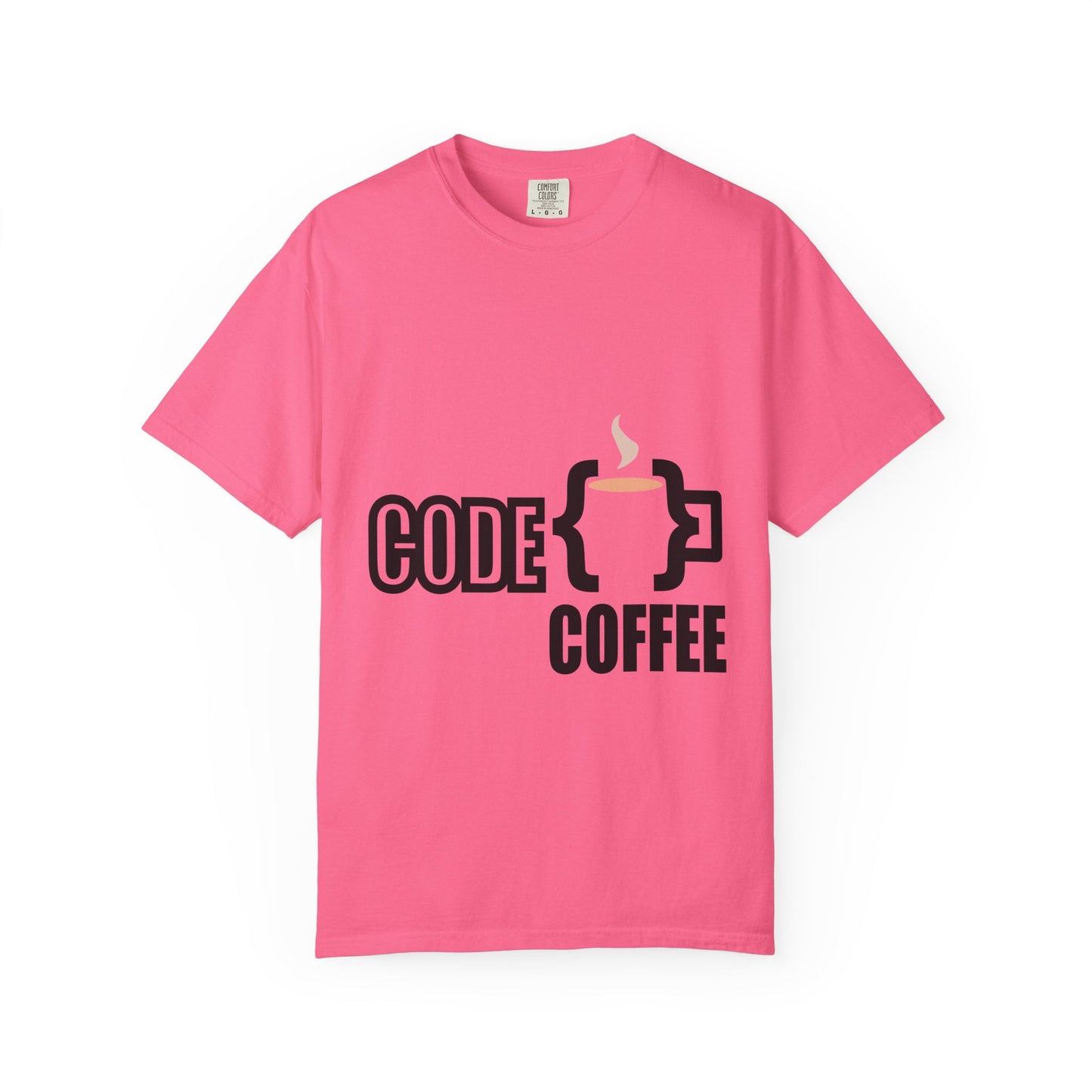 T-Shirt Code Coffee Unisex Garment-Dyed Tee