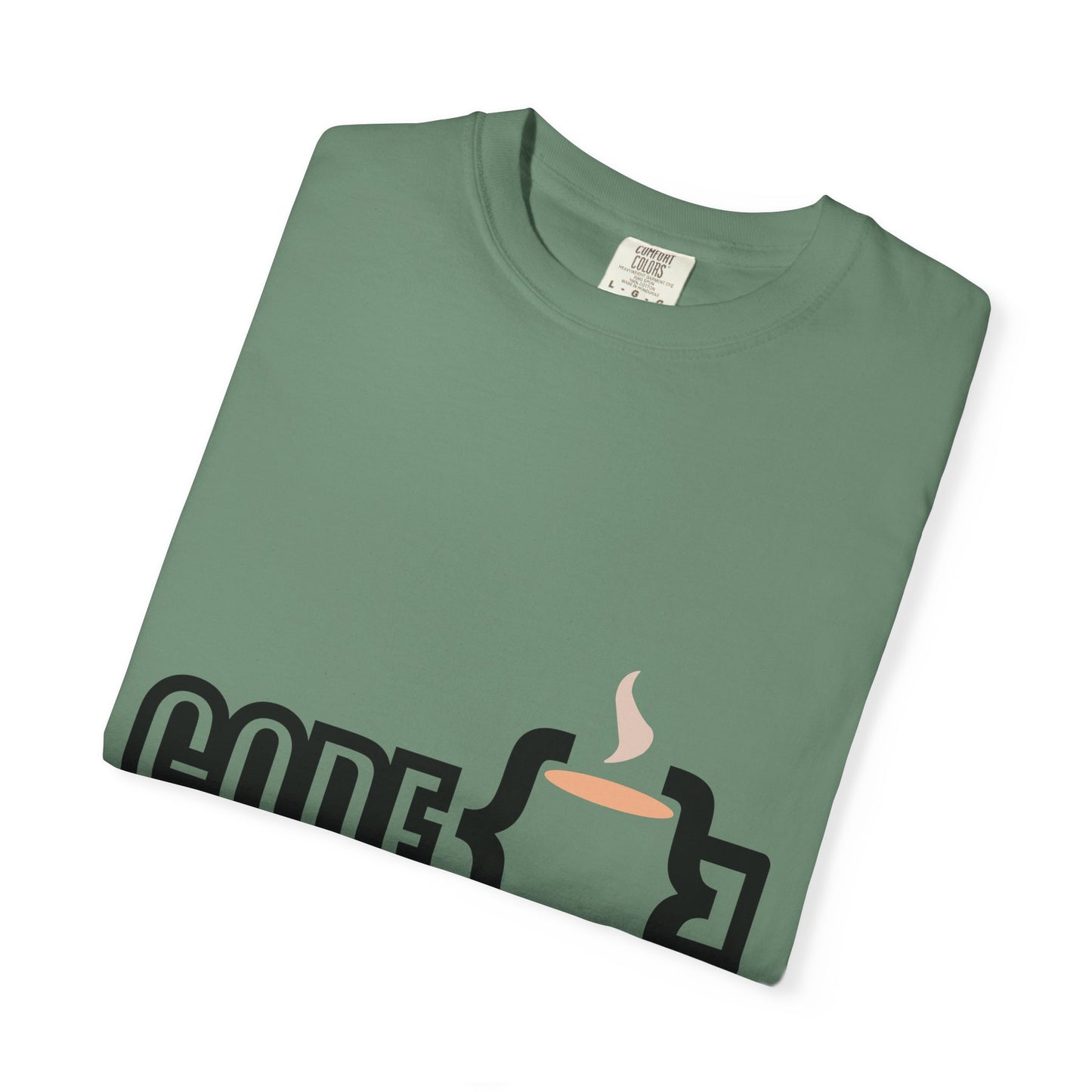 T-Shirt Code Coffee Unisex Garment-Dyed Tee