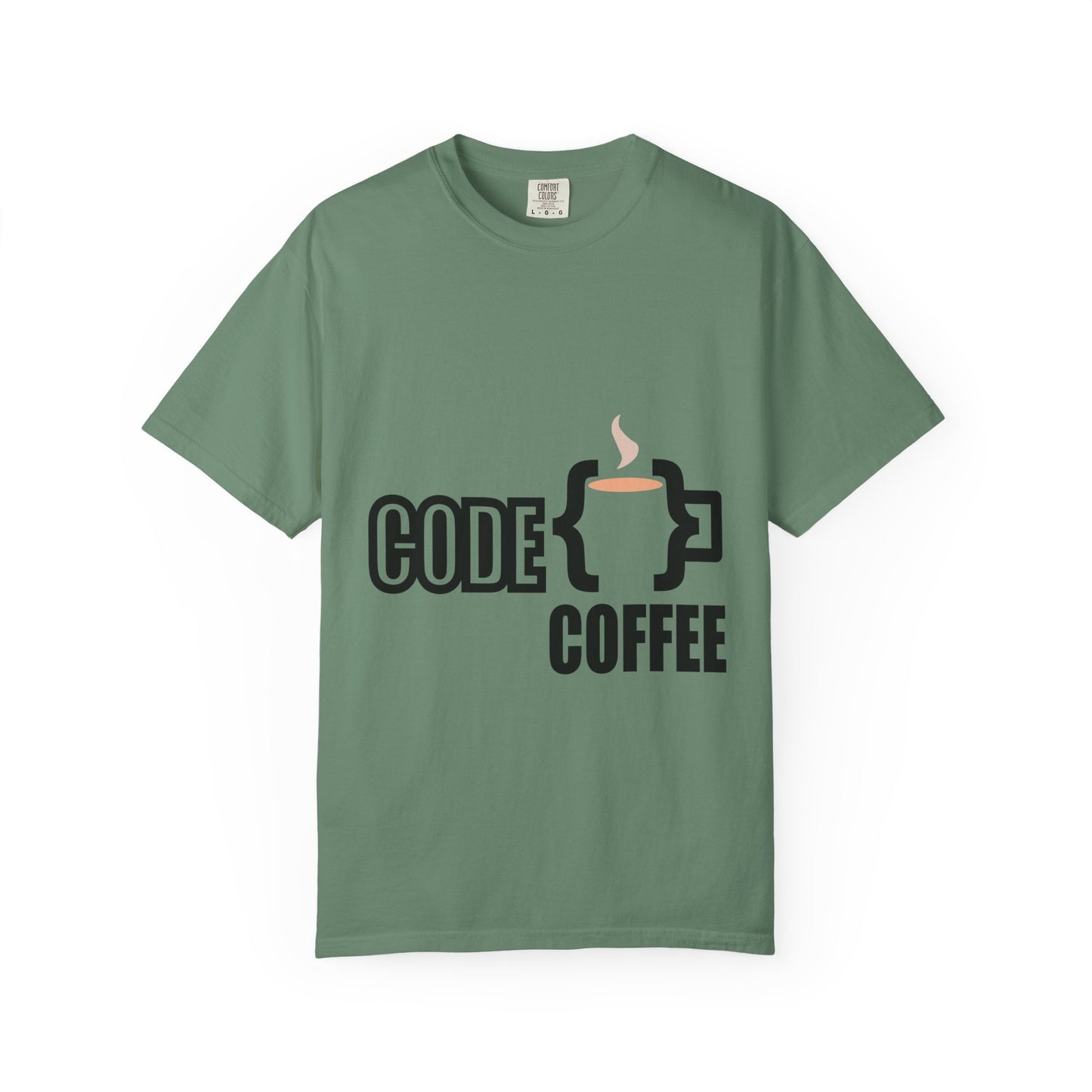 T-Shirt Code Coffee Unisex Garment-Dyed Tee
