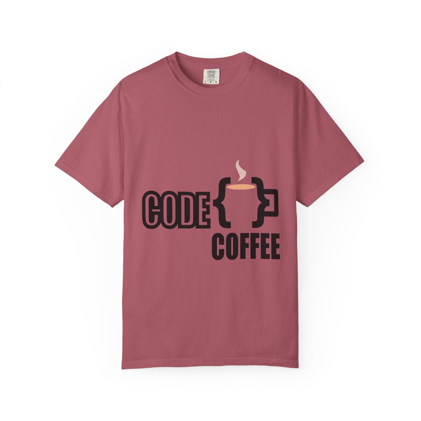T-Shirt Code Coffee Unisex Garment-Dyed Tee