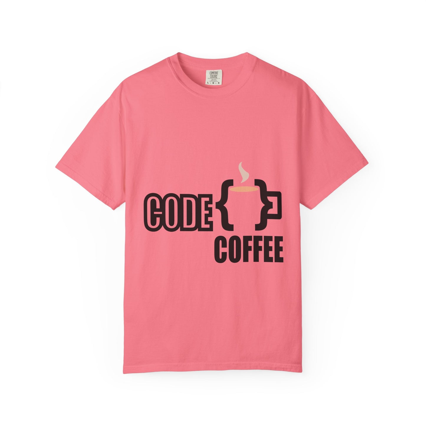 T-Shirt Code Coffee Unisex Garment-Dyed Tee
