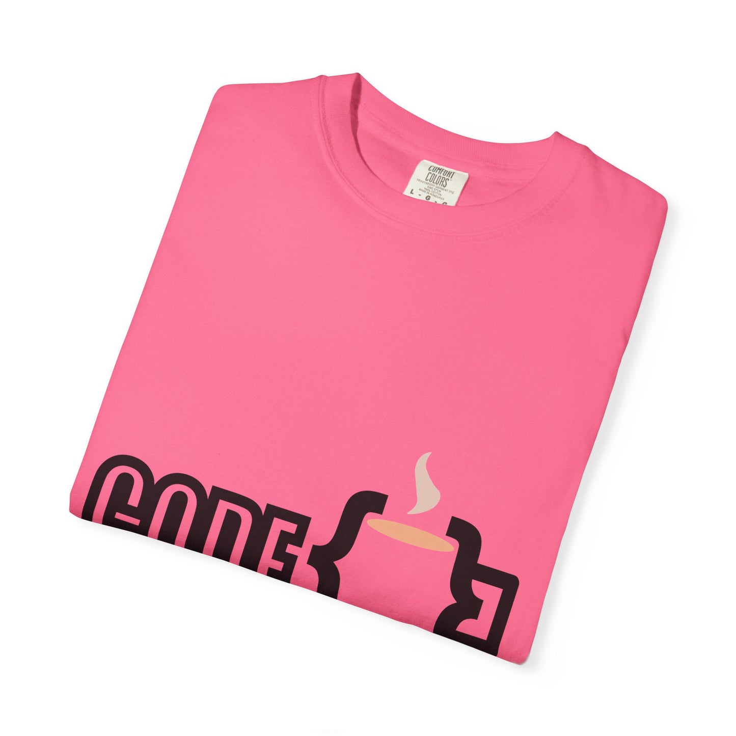 T-Shirt Code Coffee Unisex Garment-Dyed Tee