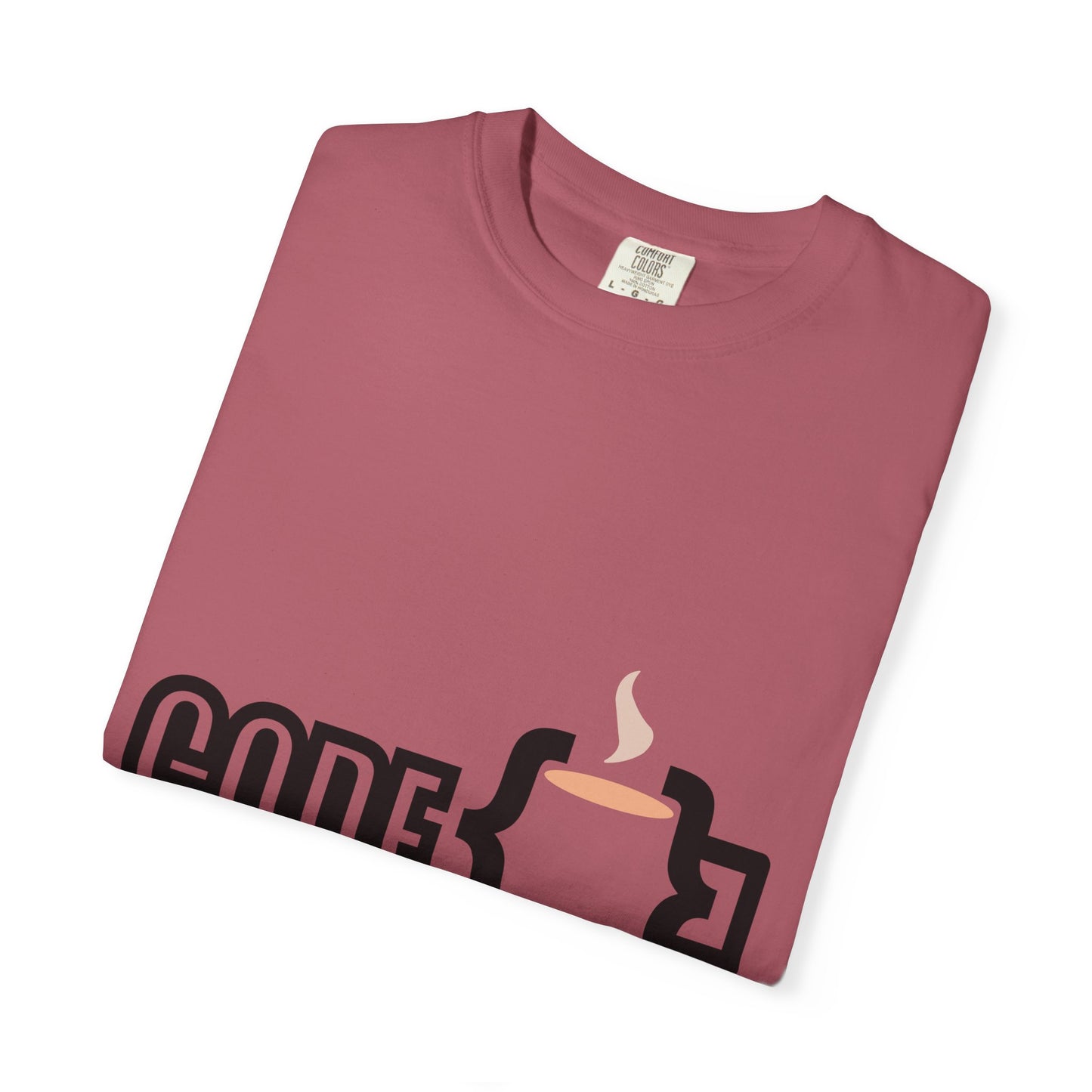 T-Shirt Code Coffee Unisex Garment-Dyed Tee