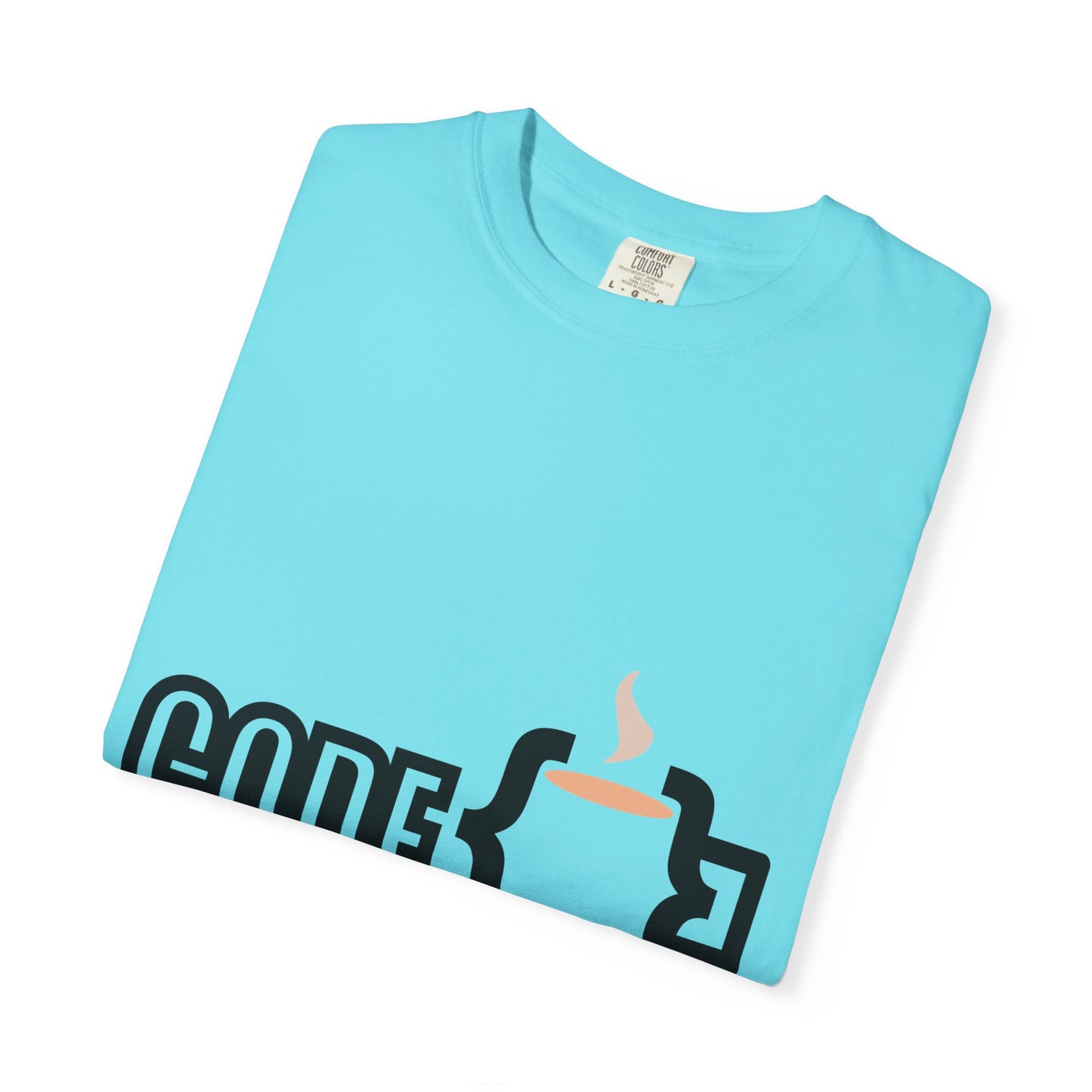 T-Shirt Code Coffee Unisex Garment-Dyed Tee