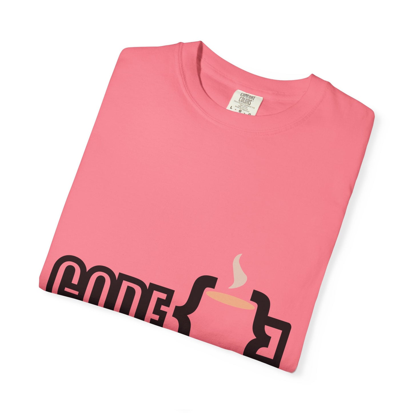 T-Shirt Code Coffee Unisex Garment-Dyed Tee