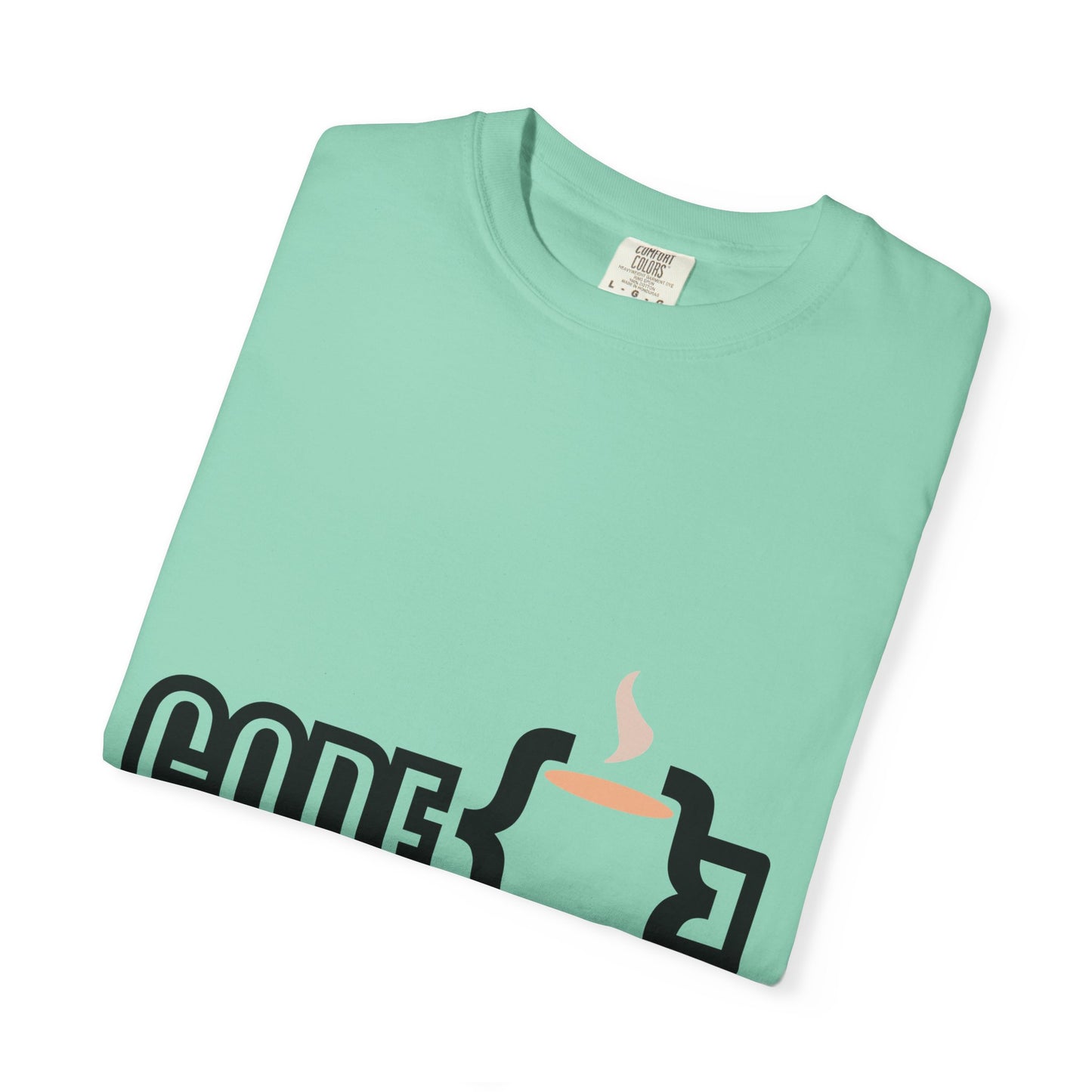 T-Shirt Code Coffee Unisex Garment-Dyed Tee