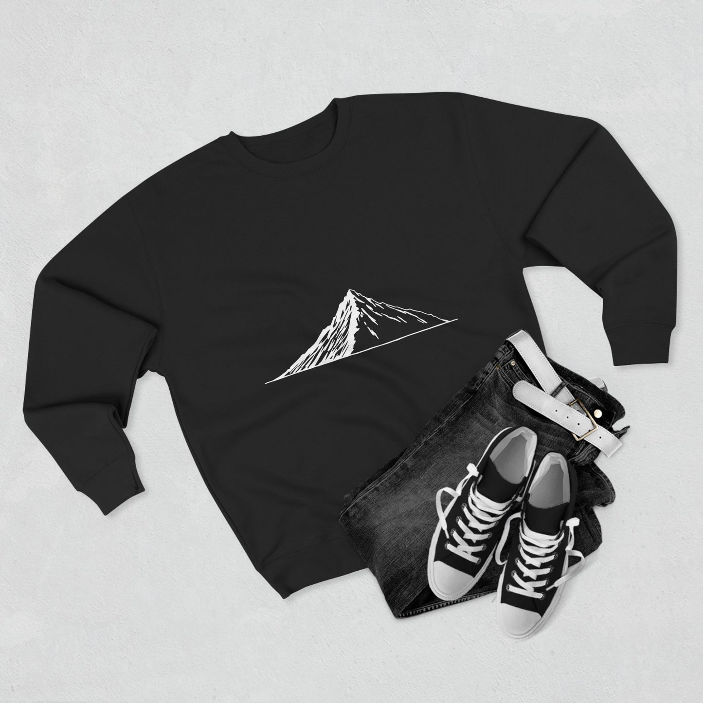 Mountain Drawing Unisex Sweatshirt